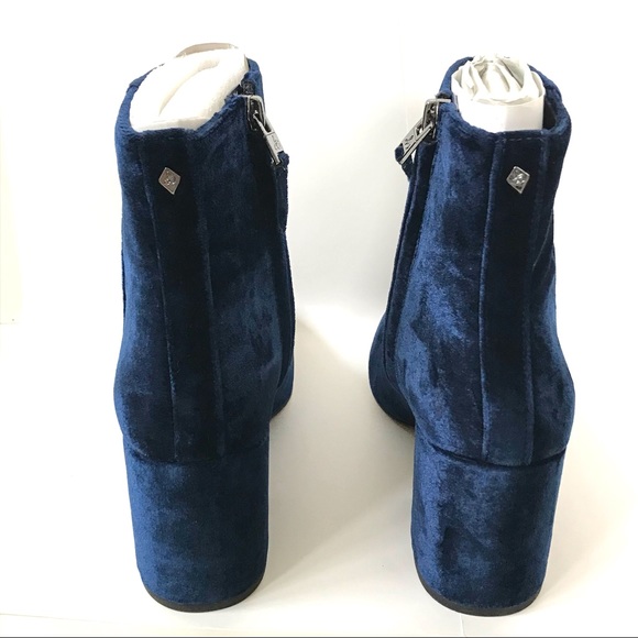 Sam Edelman Taye Velvet Ankle Boots - Picture 8 of 16